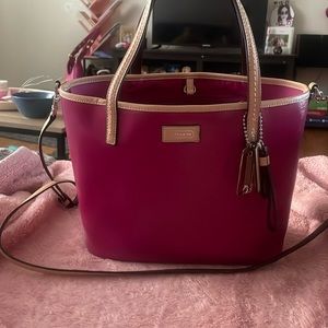 Magenta Coach Purse